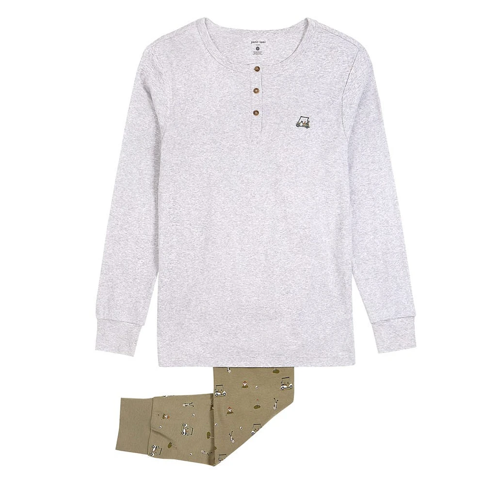 Pyjama Henley Golf Homme