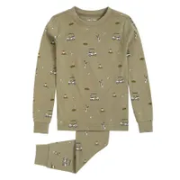 36 Holes Print Pajamas Set 2-7y