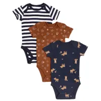 Honey Bear Short Sleeves Bodysuit Set