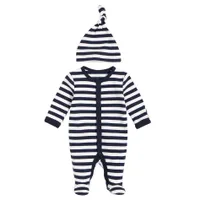 Navy Striped Preemie Set