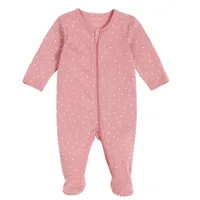 Dusty Rose Polka Dot Sleeper