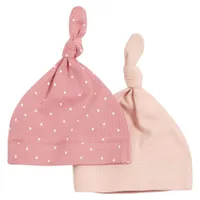 Bunnies 2pack Beanies 0-3m