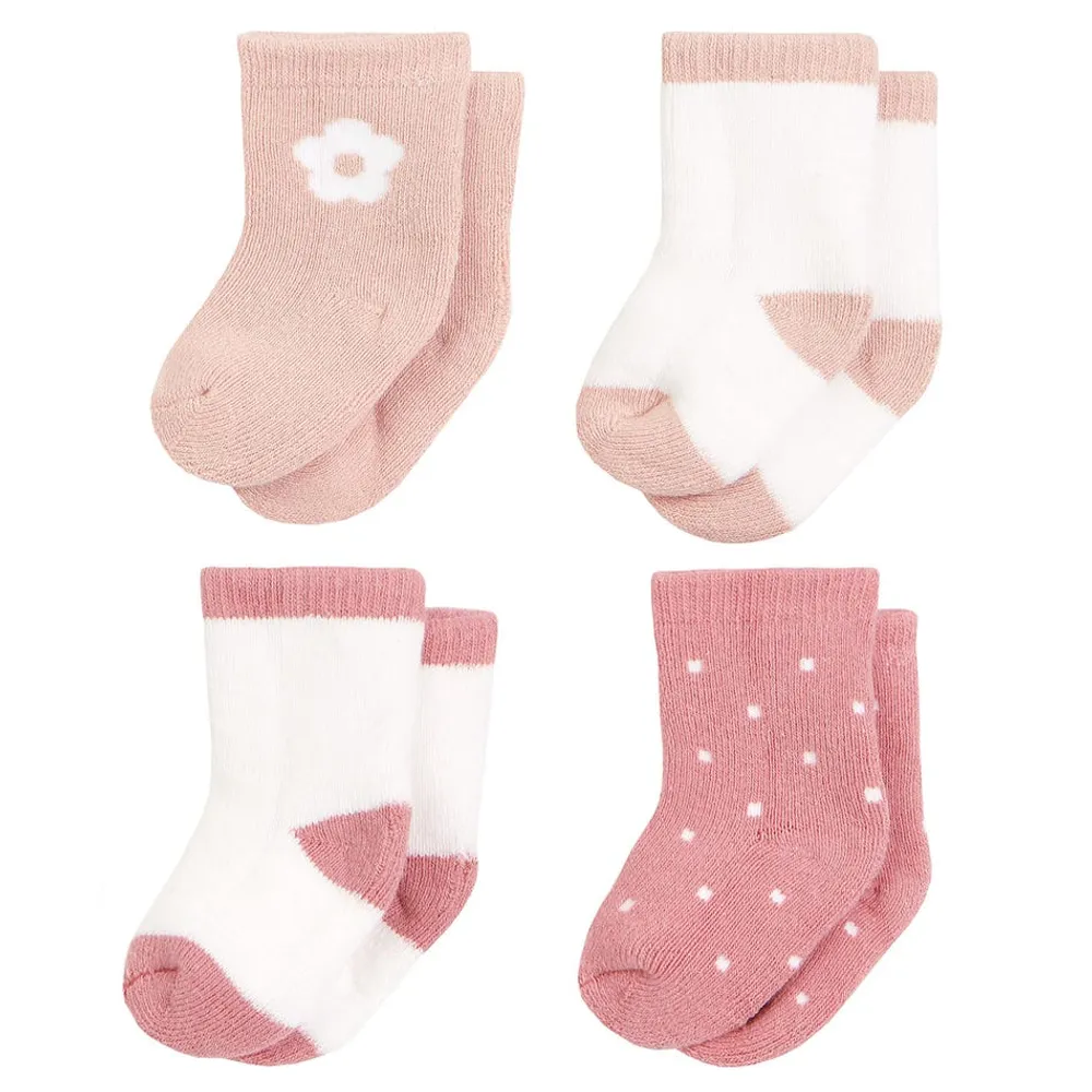 Bunnies 4 pack Socks 0/6M