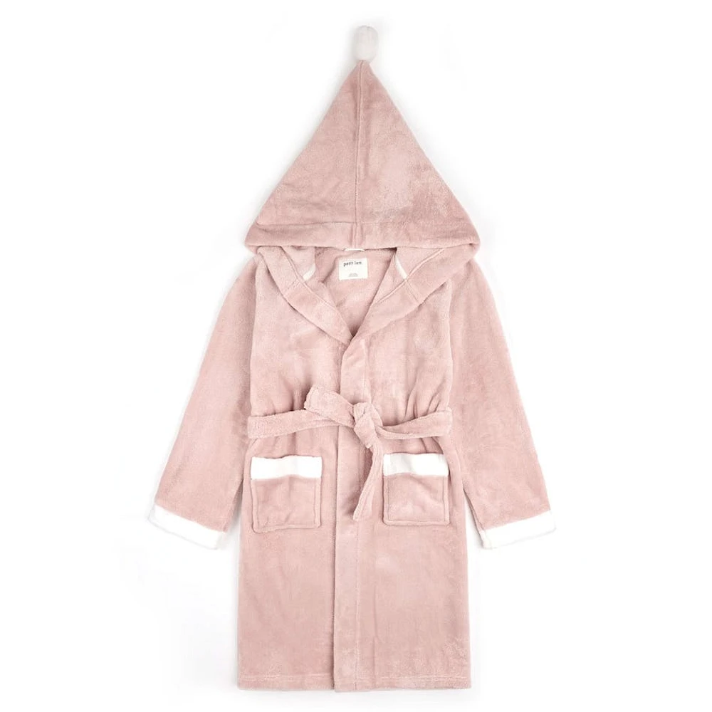 Pompom Pink Hooded Robe 8-14y