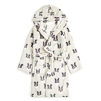 Shephard Pup Hooded Robe 2-7y