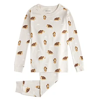 Wooly Mammoth PJ Set 2-7y