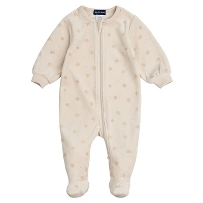 Pyjama Velours Pois 0-24mois