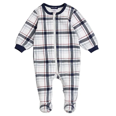 Pyjama Velours Carreaux 0-24mois