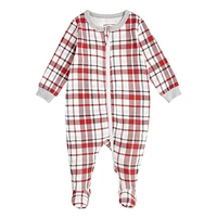 Plaid Sleeper 0-24m