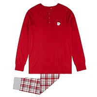 Scarlet Plaid Men PJ Set