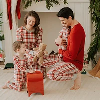 Scarlet Plaid Men PJ Set