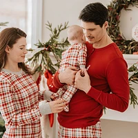 Scarlet Plaid Men PJ Set