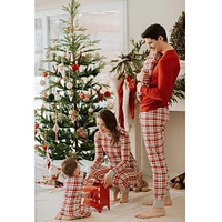 Scarlet Plaid Men PJ Set