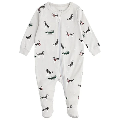 Holiday Huskies Sleeper 0-24m