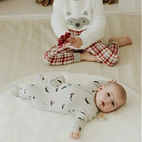 Holiday Huskies Sleeper 0-24m