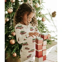 Festive Cars PJ Set 2-7y