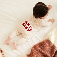 Santa Baby Fleece Playsuit 12-24m