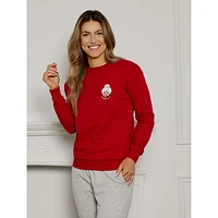 Mrs Claus Fleece Sweatshirt Adult