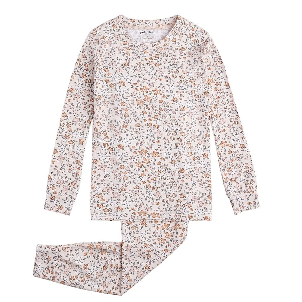 Pyjama Modal Fleurs 2-6x