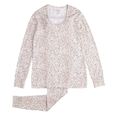 Pyjama Adulte Fleurs