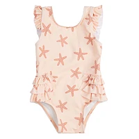 Starfish Print UV Swimsuit 6-24m