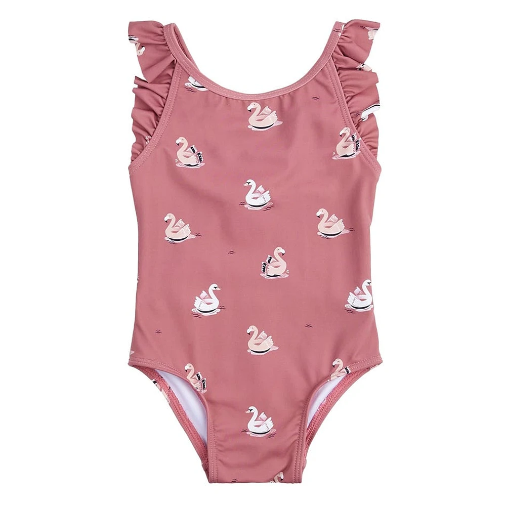 Swan Balloon UV Swimsuit 6-24m