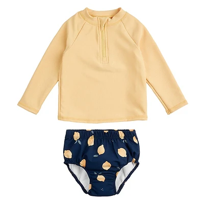 Lemon Long Sleeves UV Rashguard Set 6-24m