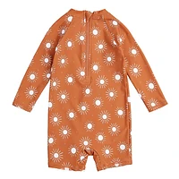 Sun Print Long Sleeves UV Swimsuit 0-24m