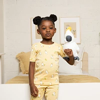 Cockatoo Print Pajamas Set 2-7y