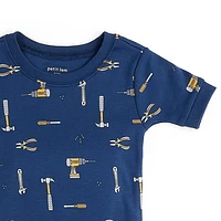 Tools Print Pajamas Set 2-7y