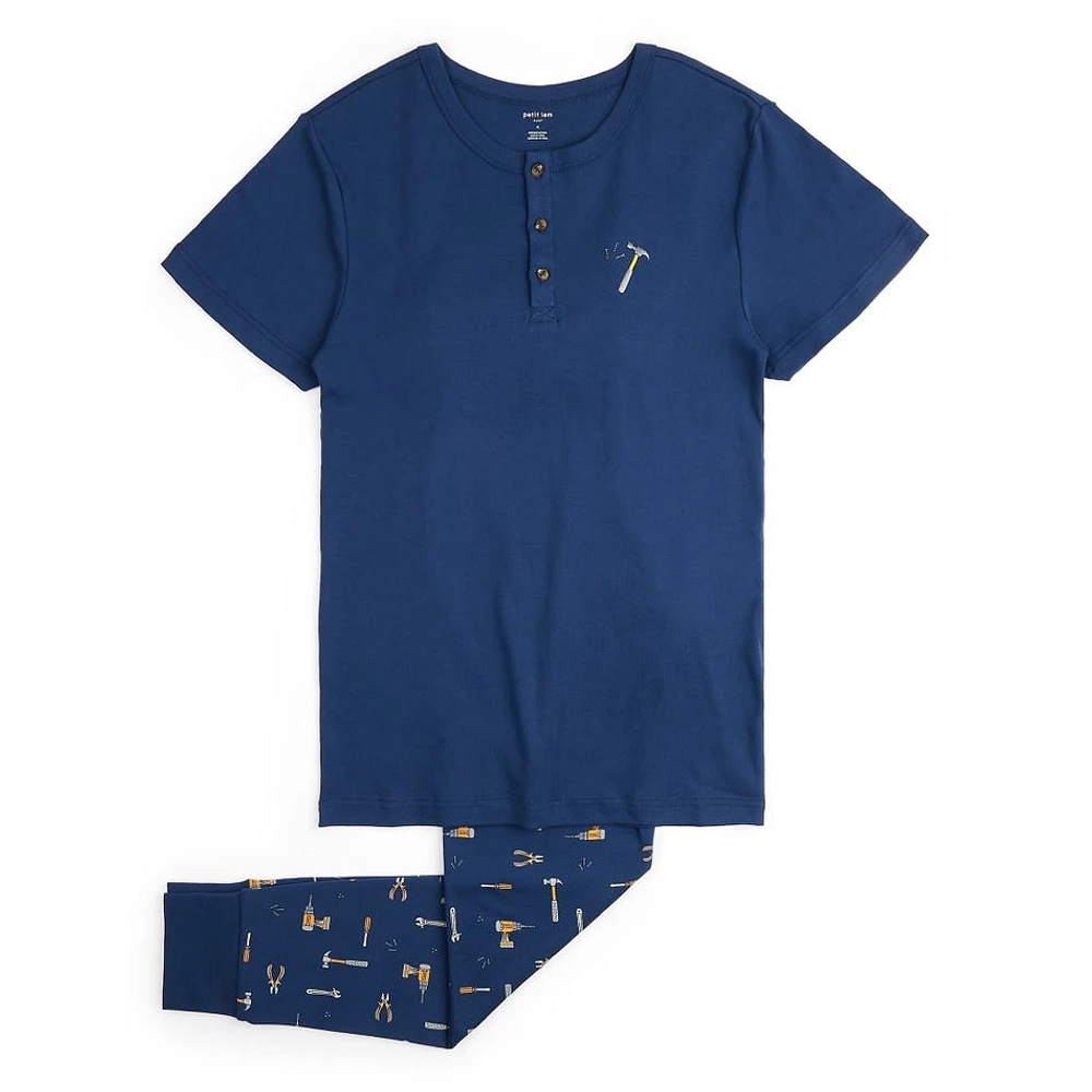 Tools Print Men Pajamas Set