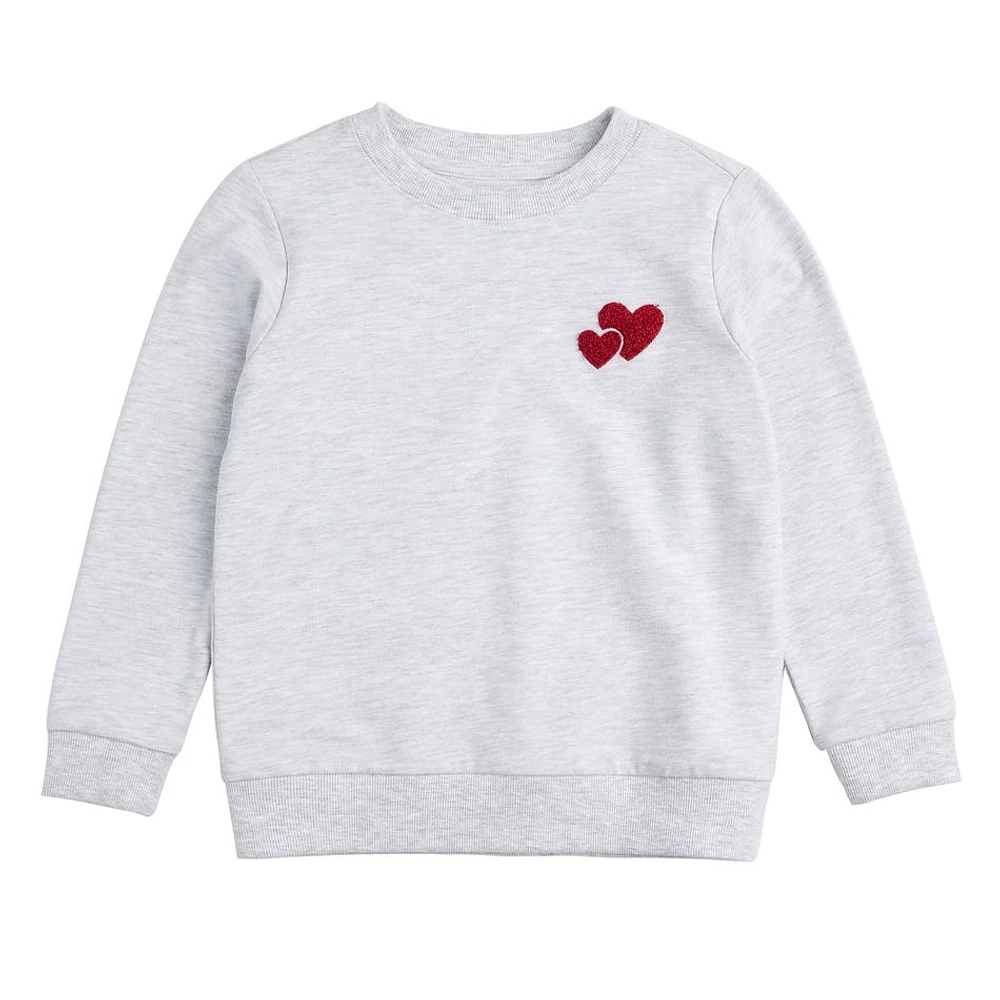 Gilet Ouaté Coeur 2-7ans