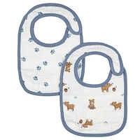 Bears 2 Pieces Bib Set 0-3m