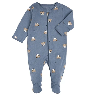 Bears printed Pajamas 0-12m