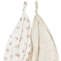 Bunnies 2 Pieces Muslin Blankets