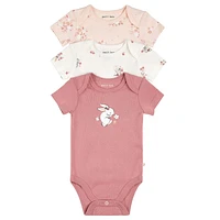 Bunnies 3 Pieces Bodysuit Set 0-12m