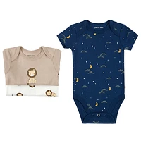 Lions 3pc Bodysuit Set 0-12m