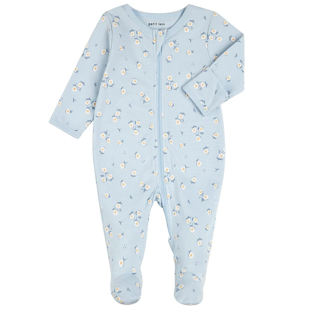 Ducks Flowers Pajamas 0-12m