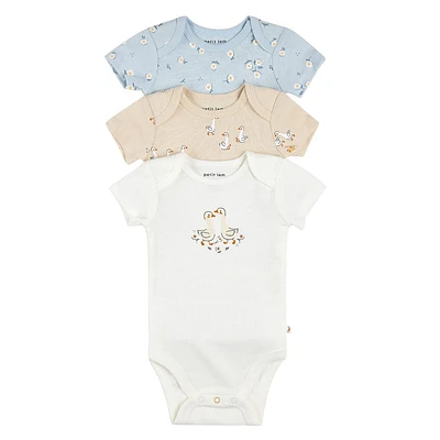 Ducks 3 Pieces Bodysuit Set 0-12m