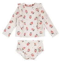 Strawberry 2 Pieces Swimsuit 6-24m