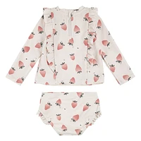 Strawberry 2 Pieces Swimsuit 6-24m