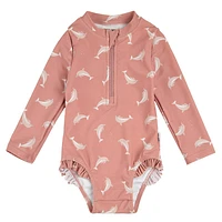 Dolphins Long Sleeves Swimsuit 0-24m