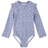 Flowers Long Sleeves Swimsuit 0-24m