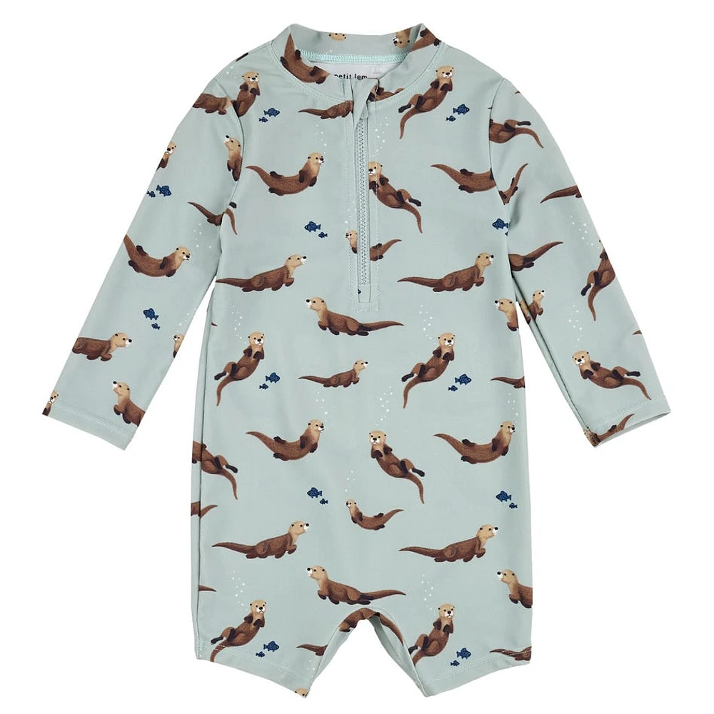 Otter Long Sleeves UV Swimsuit 3-24m