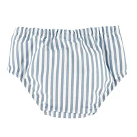 Blue Striped Swim Diaper 6-18m