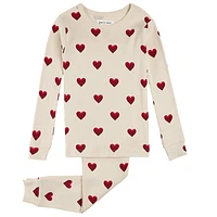 Hearts Pajamas 12-24m