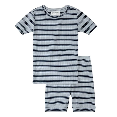 Blue Striped Pajamas 2-7y