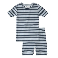 Blue Striped Pajamas 2-7y