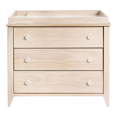 Sprout 3-Drawer Changer Dresser - Washed Natural / White