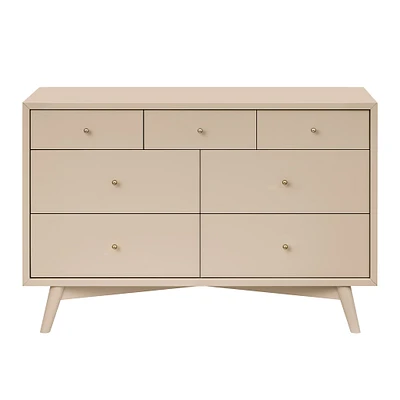 Palma 7-Drawer Double Dresser -Taupe